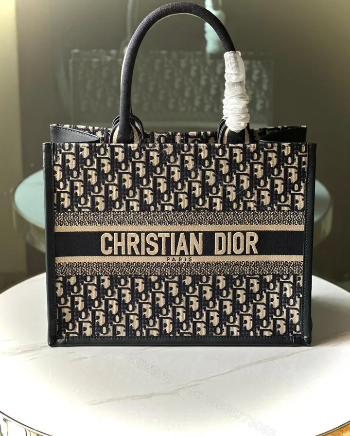 View 1 of CHRISTIAN DIOR Dioramour Medium Dior Book Tote