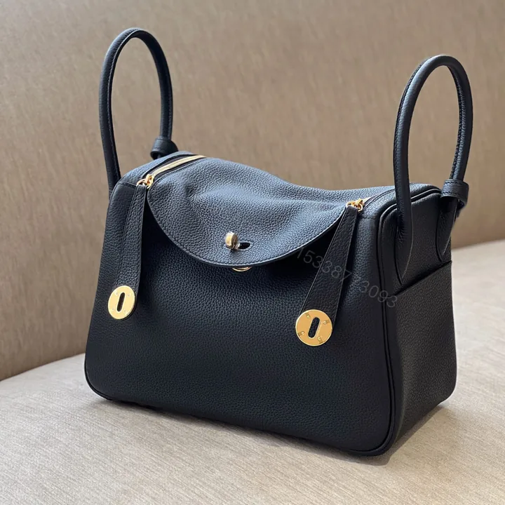 View 1 of Hermes Lindy 26 Black Gold Hardware