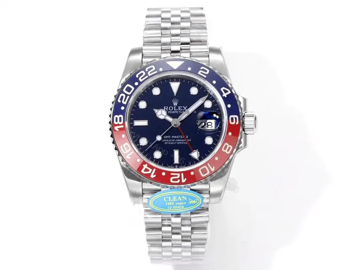 View 1 of Rolex GMT-Master II Pepsi Blue Replica 40mm 126710BLRO-0003