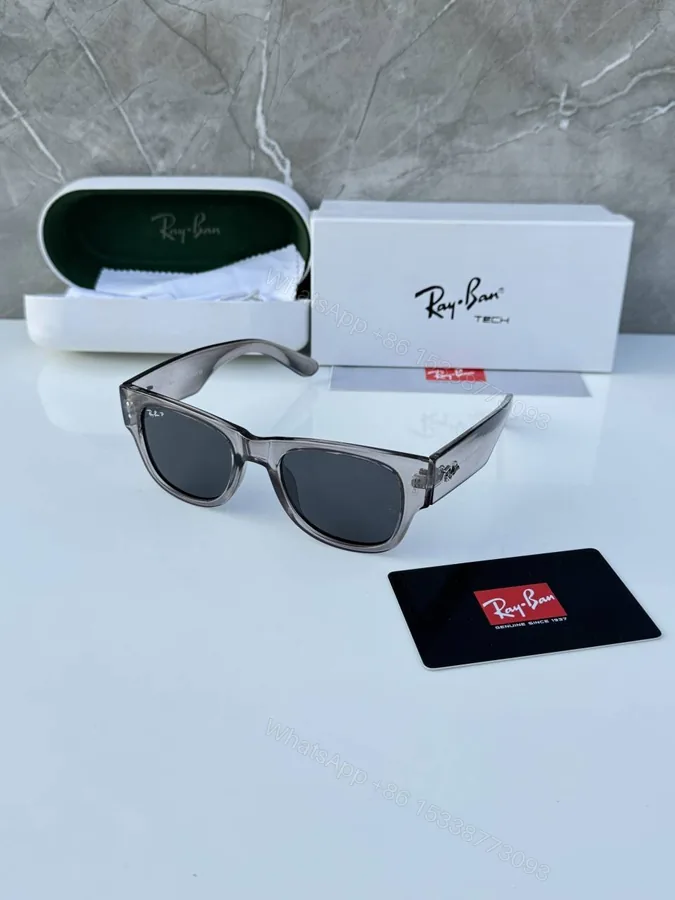 View 1 of First Copy Ray-Ban 0840 Grey Black Men’s Sunglasses