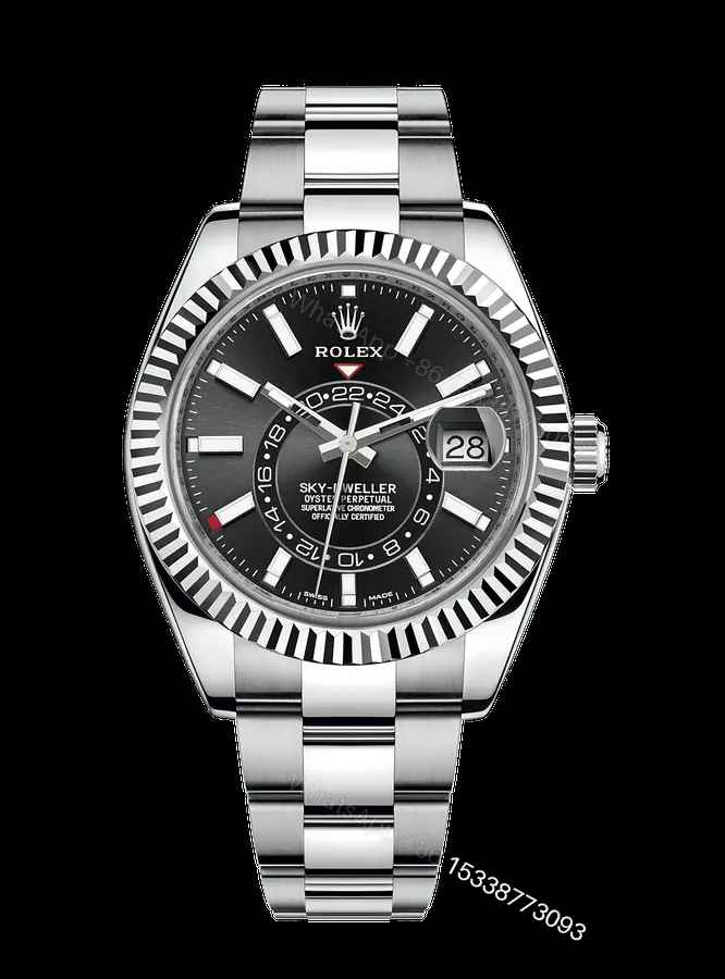 View 1 of Rolex Sky-Dweller 42mm Black Dial Stainless Steel 326934