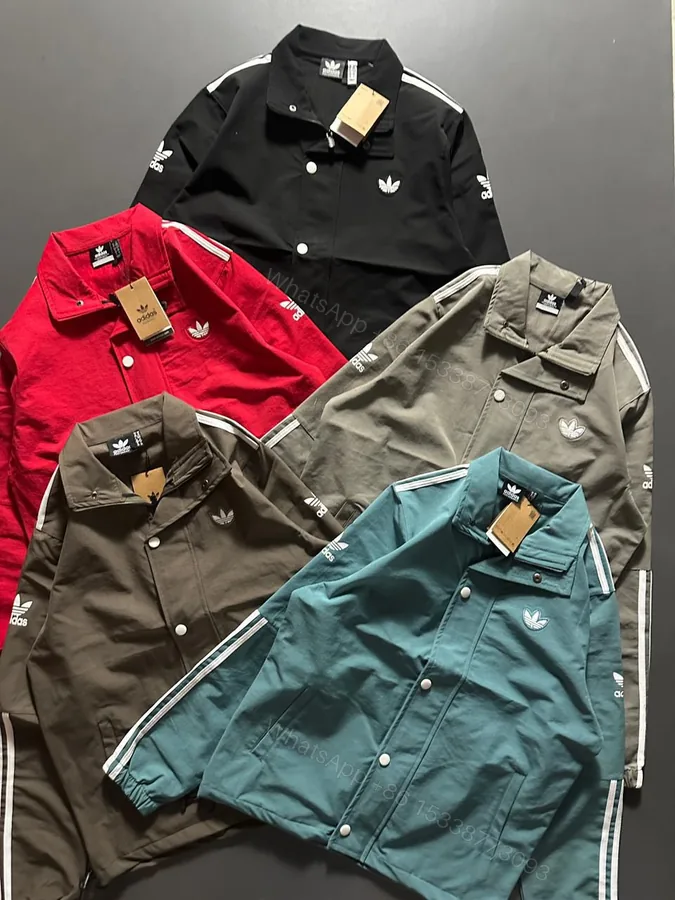 View 1 of First Copy Adidas Premium Nylon Crush Terry Lycra Dobby Jacket