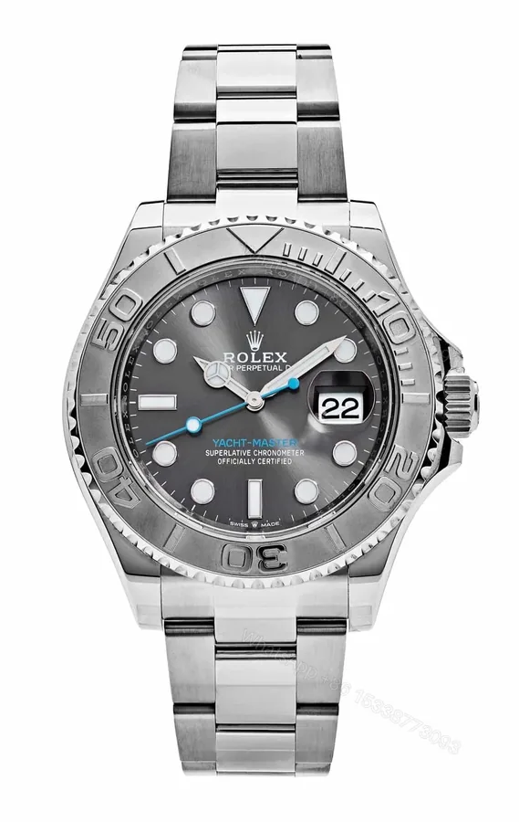 View 1 of Replica Rolex Yacht-Master Rhodium Dial 126622 Superclone