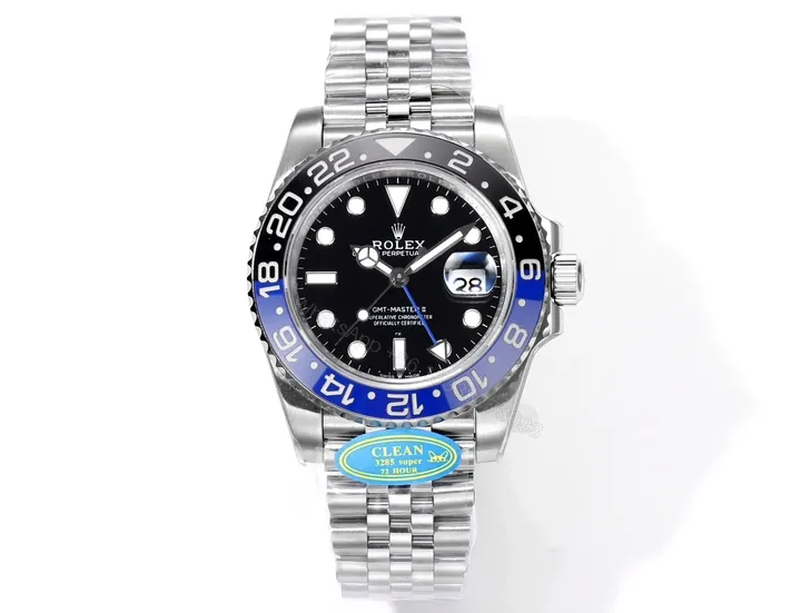 View 1 of VS Factory Clean Factory CLEAN Rolex GMT-Master II Blue/Black Bezel