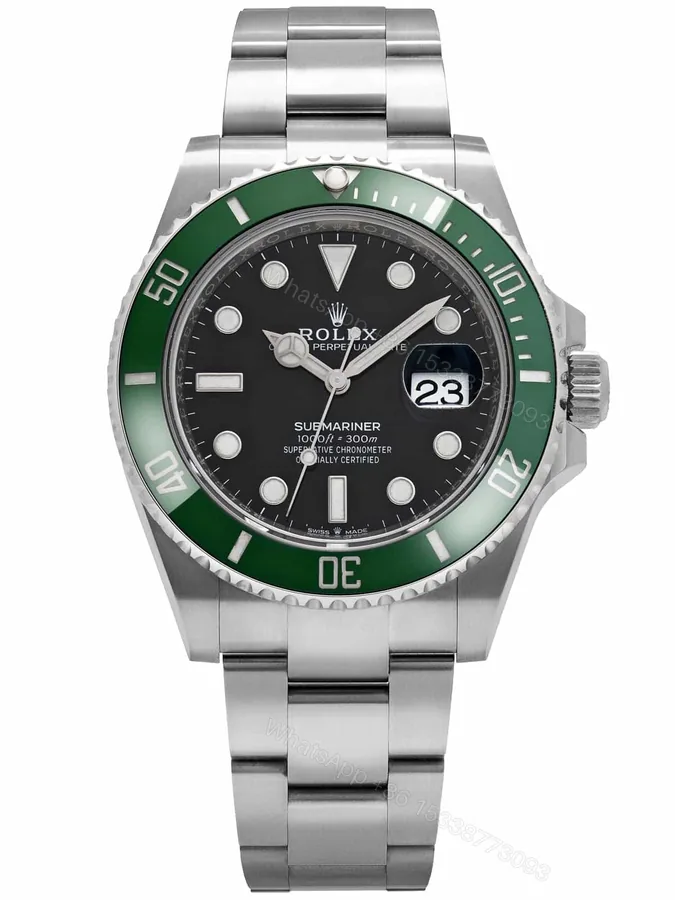 View 1 of Replica Rolex Submariner Black Dial 126610LV “Starbucks”