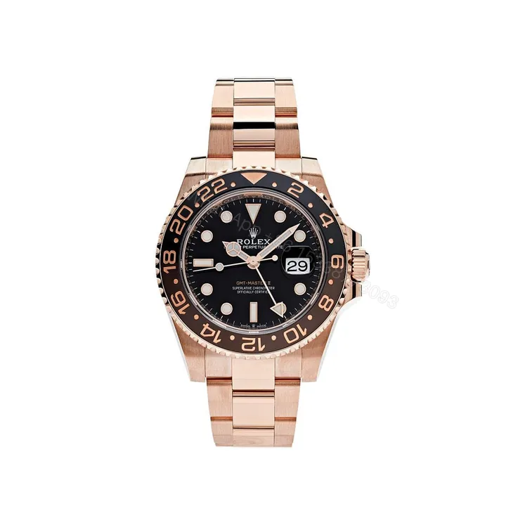 View 1 of Rolex Gmt Master II Rose Gold