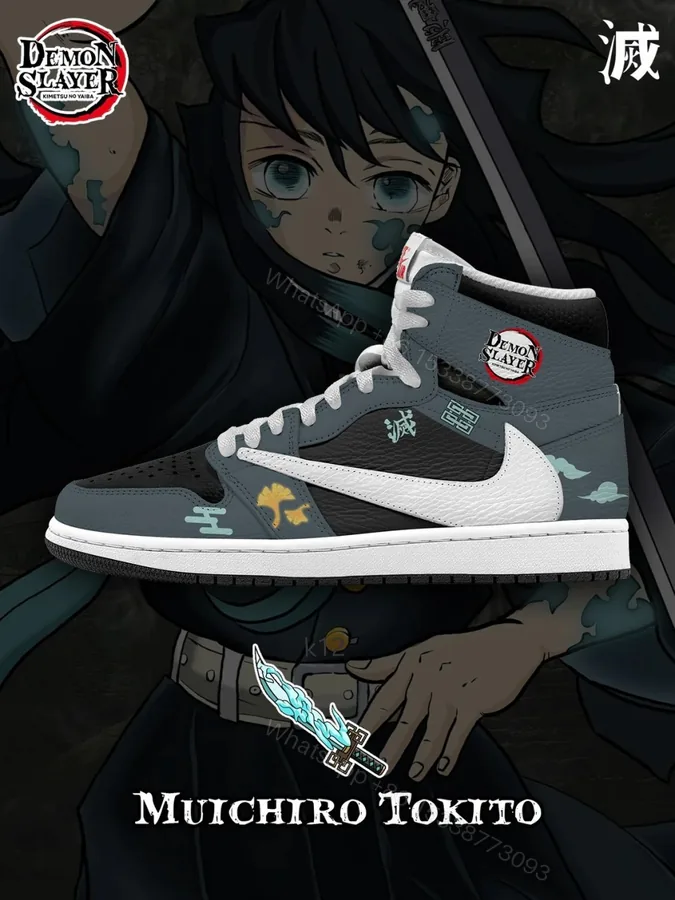 View 1 of Muichiro Tokito V.1 Custom Custom TS High Jordan 1