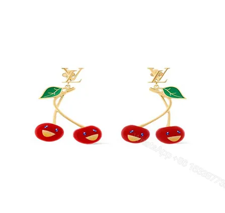 View 1 of LV x TM CERISE EARRINGS