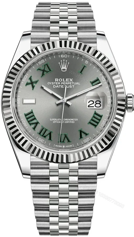 View 1 of Rolex DateJust Wimbledon Oyster Steel Jubilee 41