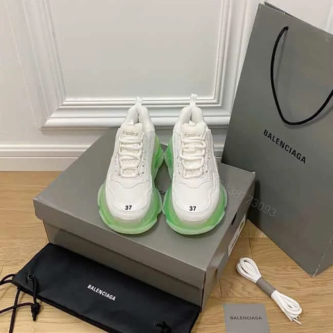 View 1 of BALENCIAGA MEN’S TRIPLE S SNEAKER CLEAR SOLE – BB190
