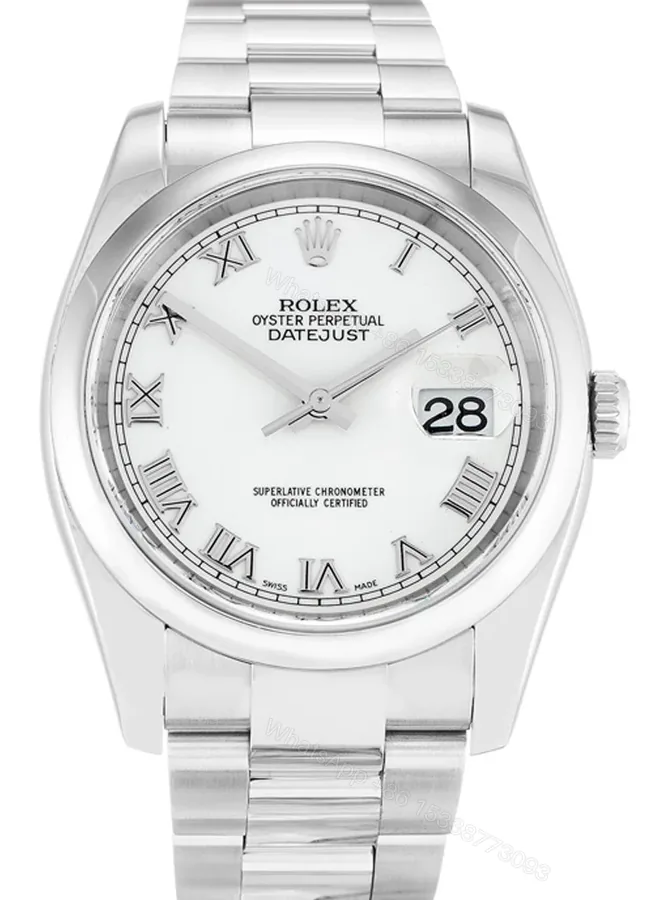 View 1 of Replica Rolex Datejust White Dial 116200-2 36 mm