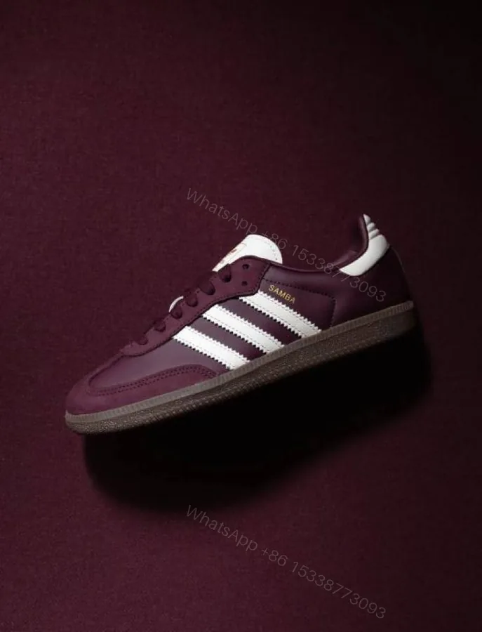 View 1 of First Copy Adidas Samba Maroon