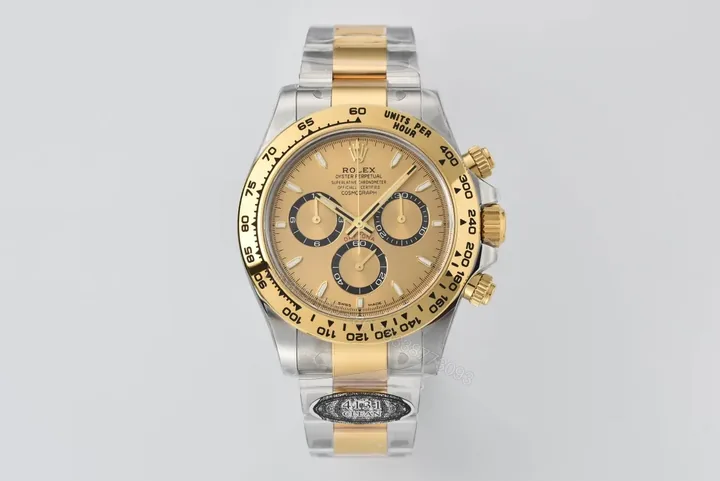 View 1 of AR Factory Clean Factory Clean Rolex Daytona Two-Tone Black Dial