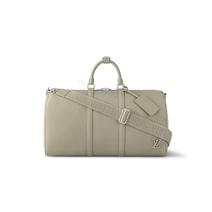 View 1 of LOUIS VUITTON KEEPALL BANDOULIÈRE 50 IN GREY – LBV424