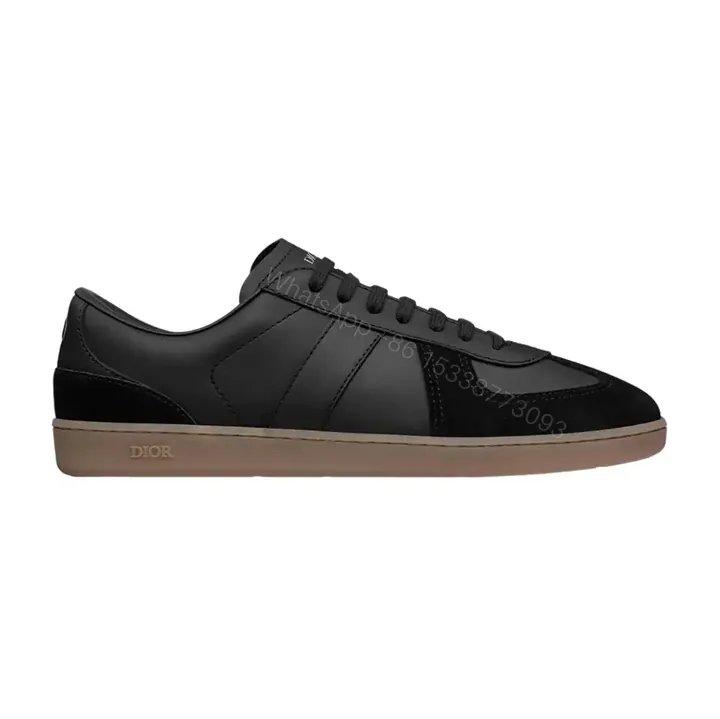 View 1 of DIOR B01 MATCHPOINT SNEAKER BLACK SMOOTH CALFSKIN AND BLACK SUEDE – CD241