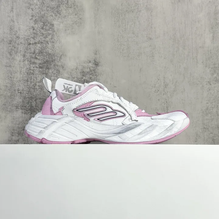 View 1 of Balenciaga A貨復古運動鞋 女款白粉拼接設計 慢跑鞋風格百搭日常
