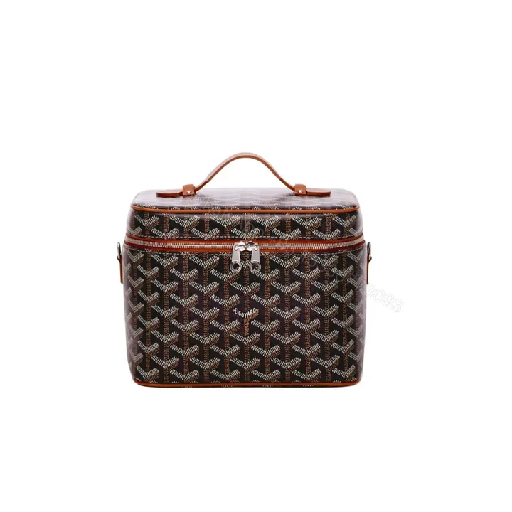 View 1 of GOYARD MUSE VANITY CASE BLACK TAN 20CM MUSEVAPMLTY01CL03P