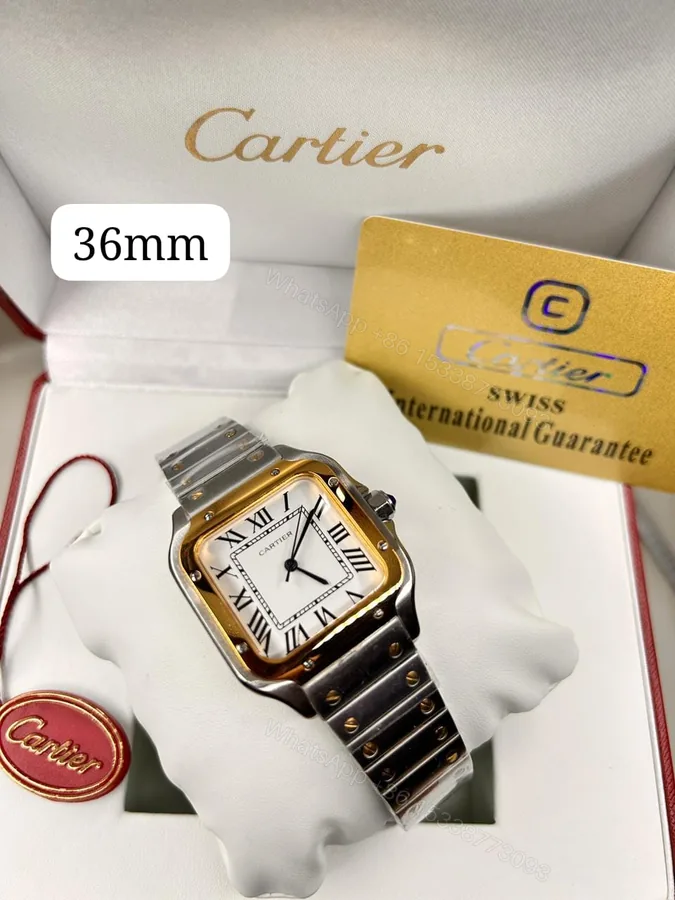 View 1 of Cartier Santos White Dial Watch