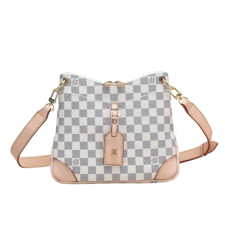 View 1 of Louis Vuitton Odéon Shoulder Bag Damier Azur 26Cm