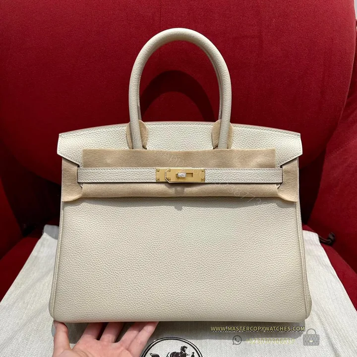 View 1 of Hermes Birkin 30 Craie