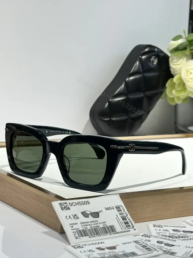 View 1 of Bold Blocky Sunglasses: Modern Chic with Signature Detailing