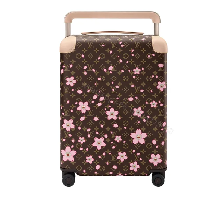 View 1 of Louis Vuitton X Takashi Murakami Horizon 55 Suitcase Sakura Brown 55Cm M13788