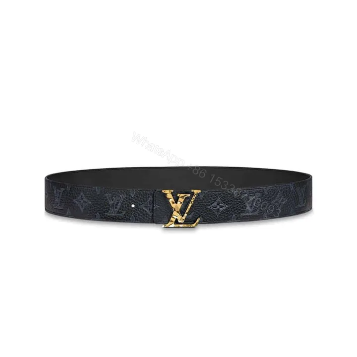 View 1 of LOUIS VUITTON INITIALES 40MM REVERSIBLE MONOGRAM CANVAS BELT – B102