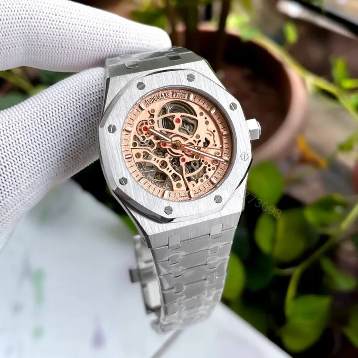 View 1 of Audemars Piguet Royal Oak Skeleton Salmon 40mm Automatic