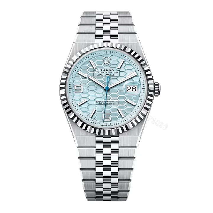 View 1 of Rolex Land-Dweller Blue Dial Replica