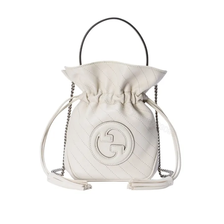 View 1 of Gucci Blondie Mini Bucket Bag White 19Cm