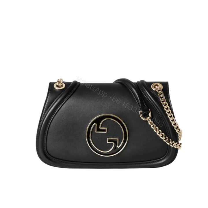 View 1 of Gucci Blondie Small Shoulder Bag Black 26Cm 815715 AAEEX 1000