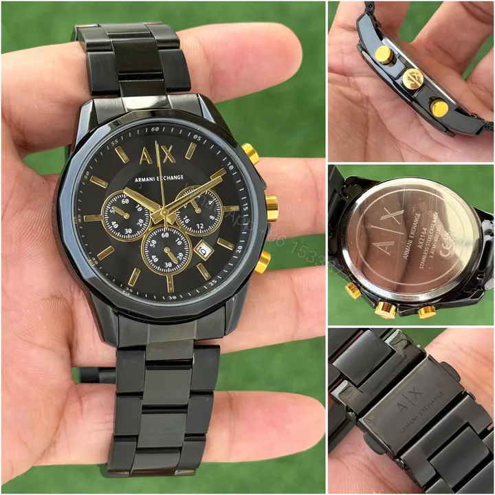 View 1 of Armani exchange Black Dail