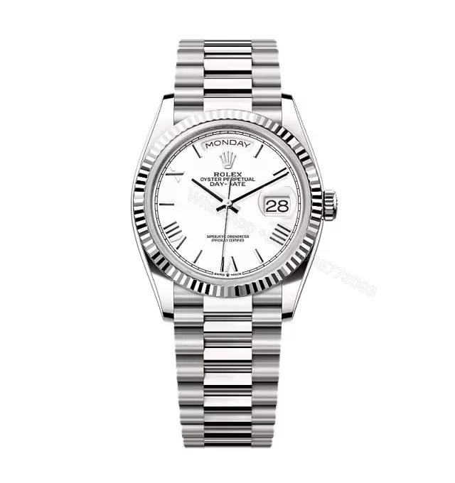 View 1 of Superclone Rolex Day-Date White Dial 128239-0059 36 mm