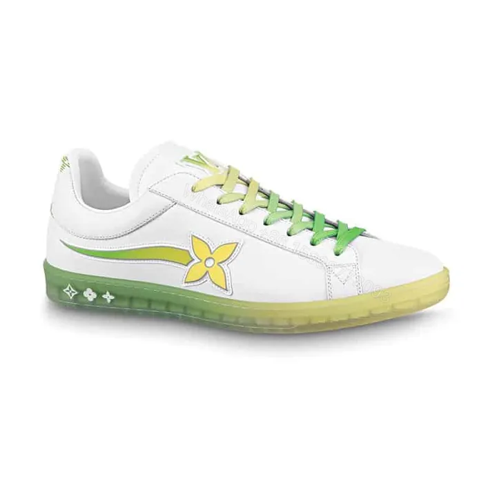 View 1 of Louis Vuitton Luxembourg Samothrace Trainers In Jaune – LSVT274