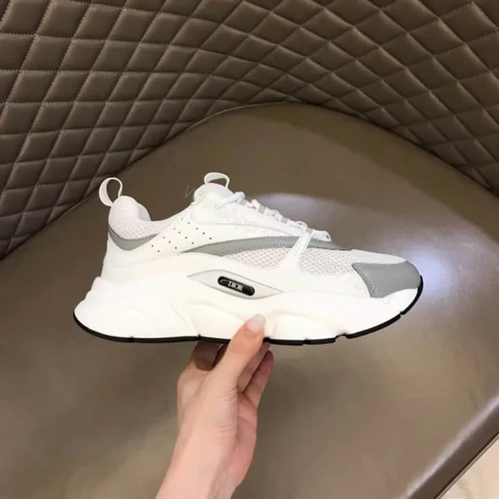 View 1 of B22 SNEAKER TECHNICAL MESH WITH AND CALFSKIN – CD116