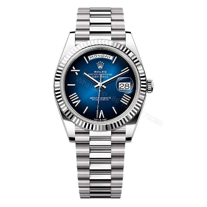 View 1 of Rolex Day-Date 40 Blue Ombre Replica
