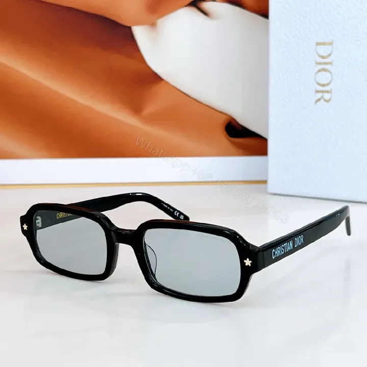 View 1 of Bold Black Acetate Sunglasses – Modern Rectangular, Subtle Luxe
