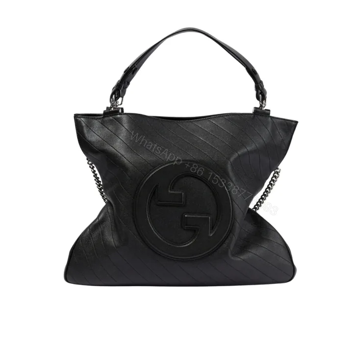 View 1 of Gucci Blondie Small Tote Bag Black 30Cm 751518 1AAOW 9022
