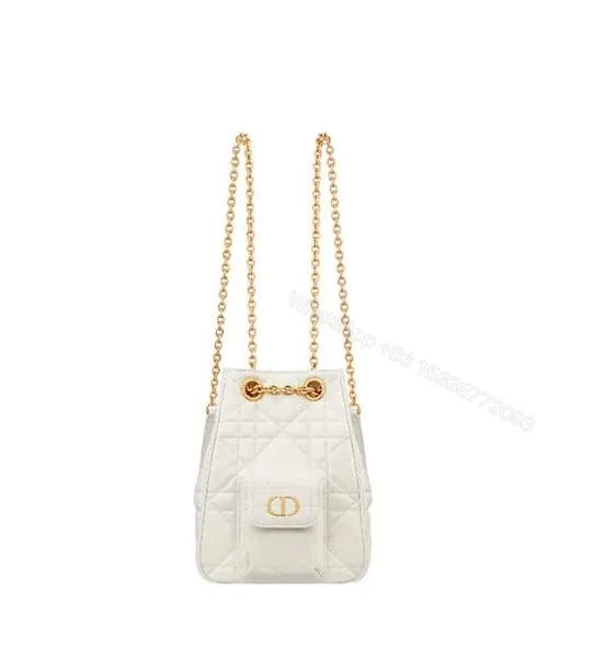 View 1 of Dior Small Dior Caro Multicarry Backpack with Chain(HIGH-END GRADE)