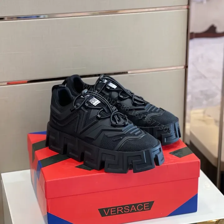 View 1 of Versace Bold silhouette Luxury Sneaker: All-Day Comfort