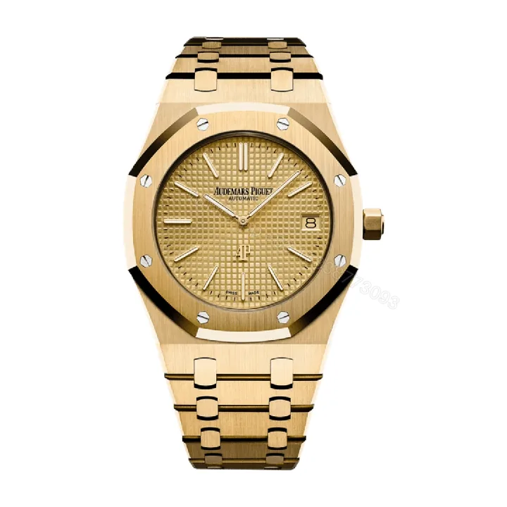 View 1 of Audemars Piguet Royal Oak Jumbo Extra Thin Yellow Gold Replica