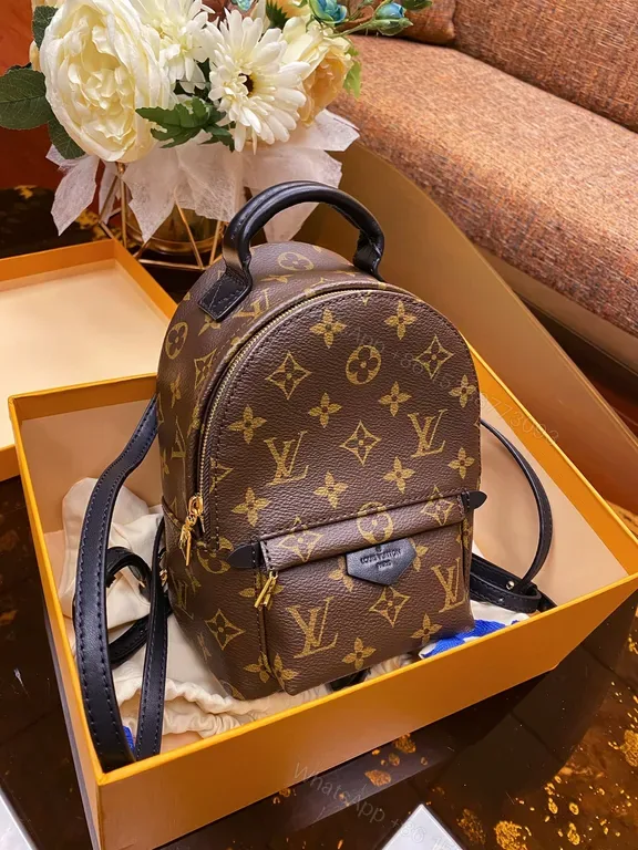 View 1 of Monogram Canvas Backpack â€” Luxe Everyday Carry