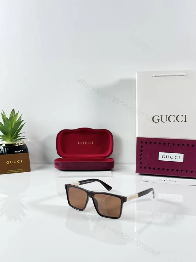View 1 of First Copy Gucci 2203 Brown Sunglasses