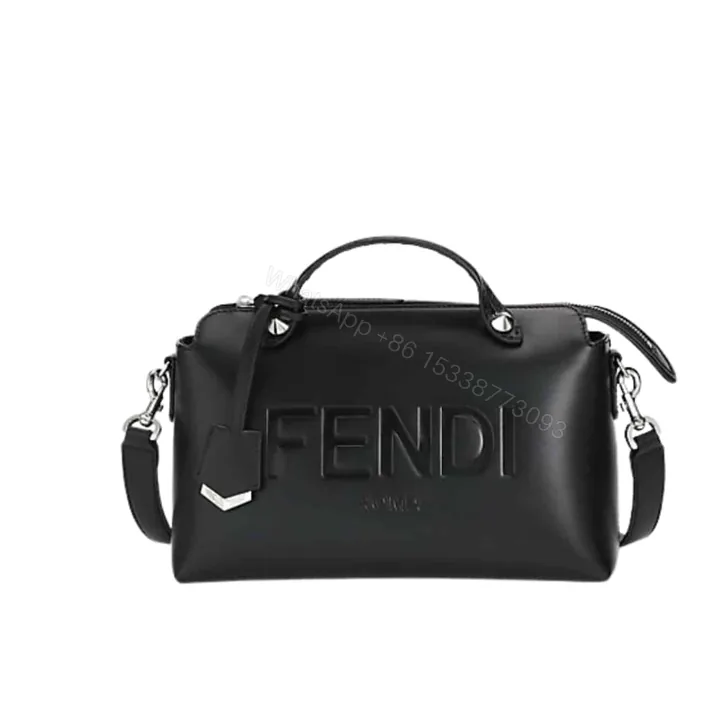 View 1 of FENDI BY THE WAY MEDIUM TOTE AND SHOULDER BAG BLACK 28CM