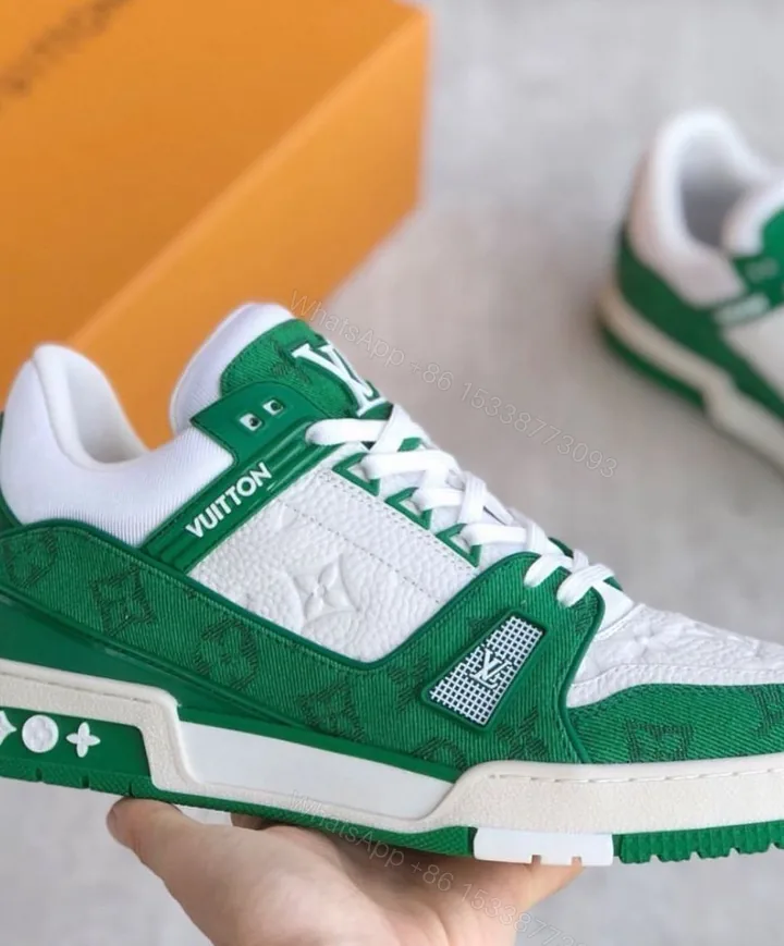 View 1 of Louis Vuitton Trainer Sneaker Low Green