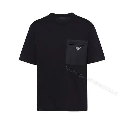 View 1 of Prada Re-Nylon and jersey T-shirt