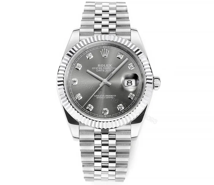 View 1 of Clean Factory Clean Factory DDF Classic Silver Datejust Style Watch