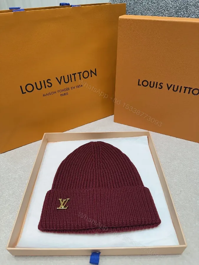 View 1 of Knit Beanie with Subtle Gold Accent — Everyday Luxe Warmth