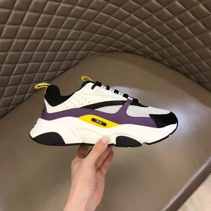 View 1 of B22 SNEAKER TECHNICAL MESH WITH AND CALFSKIN – CD111