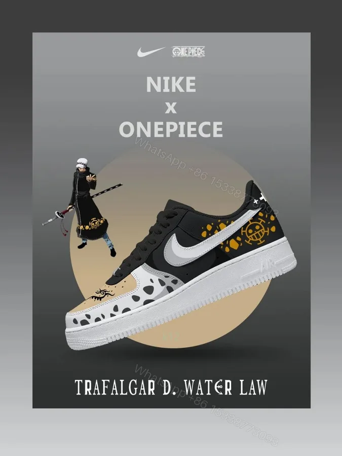 View 1 of Trafalgar D. Water Law V.2 Custom Air Force 1